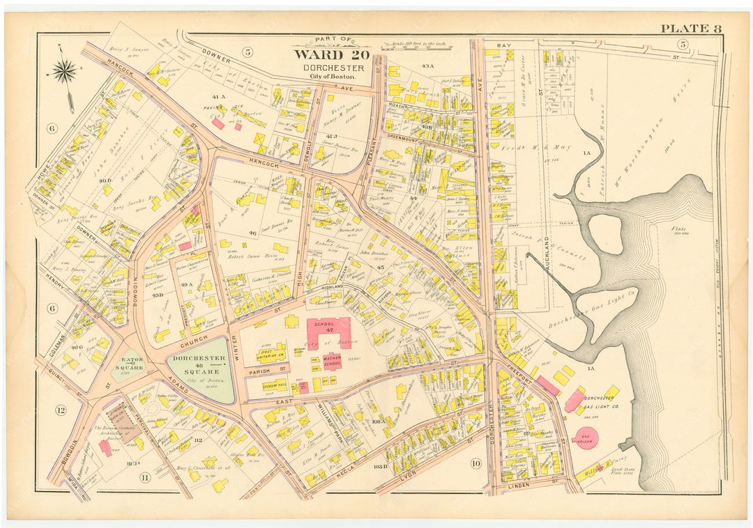 Dorchester, Massachusetts 1904 Plate 008