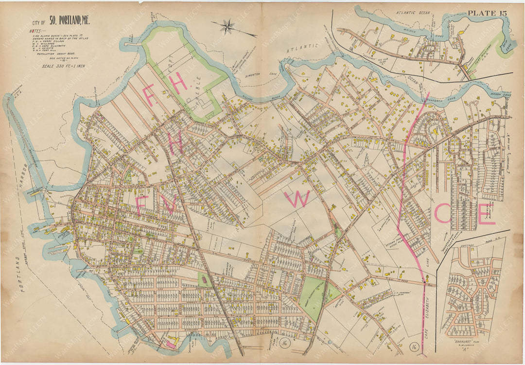 South Portland, Maine 1914 Plate 015
