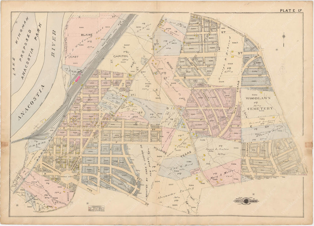 Washington, D.C. 1927 Vol. 4, Outer NE/SE, Plate 017