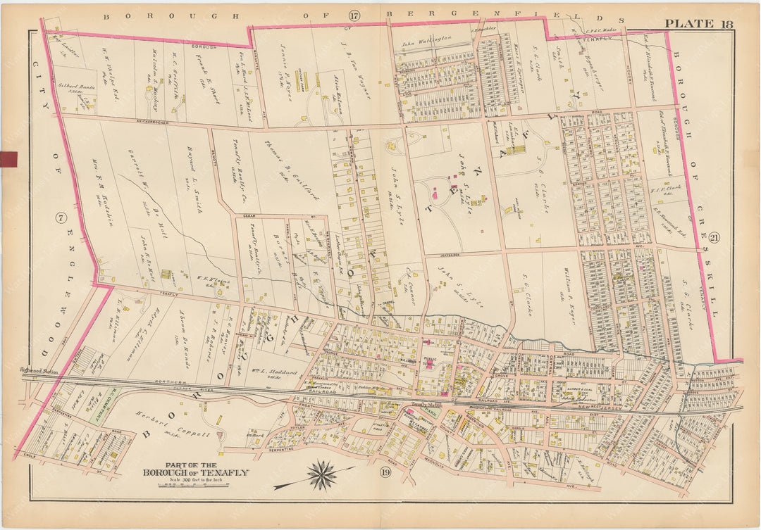 Bergen County, New Jersey, Vol. 1, 1912 Plate 018: Tenafly
