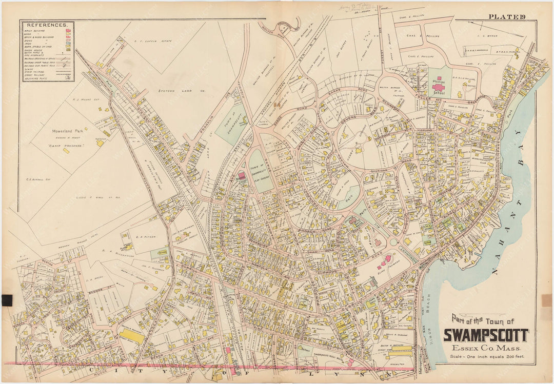 Greater Lynn, Massachusetts 1905 Plate 019: Swampscott