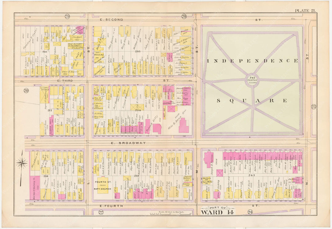 South Boston, Massachusetts 1899 Plate 021