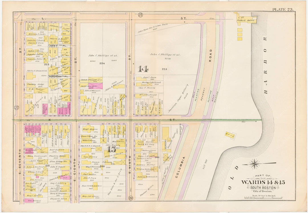 South Boston, Massachusetts 1899 Plate 023