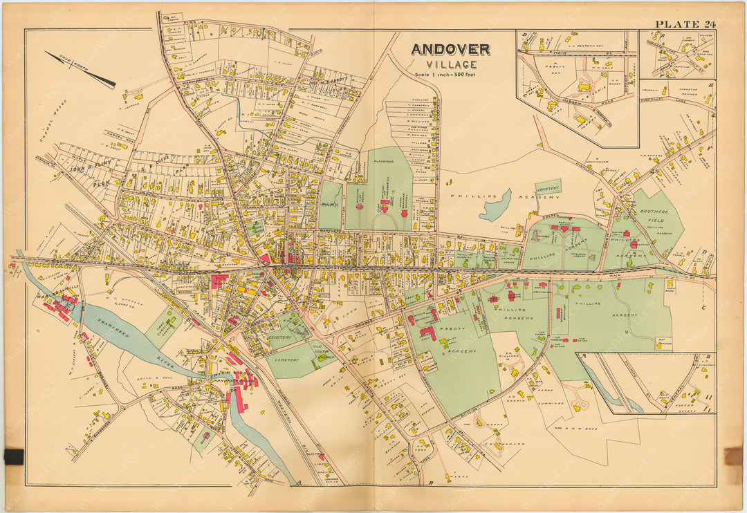 Andover, Massachusetts 1906 Plate 024