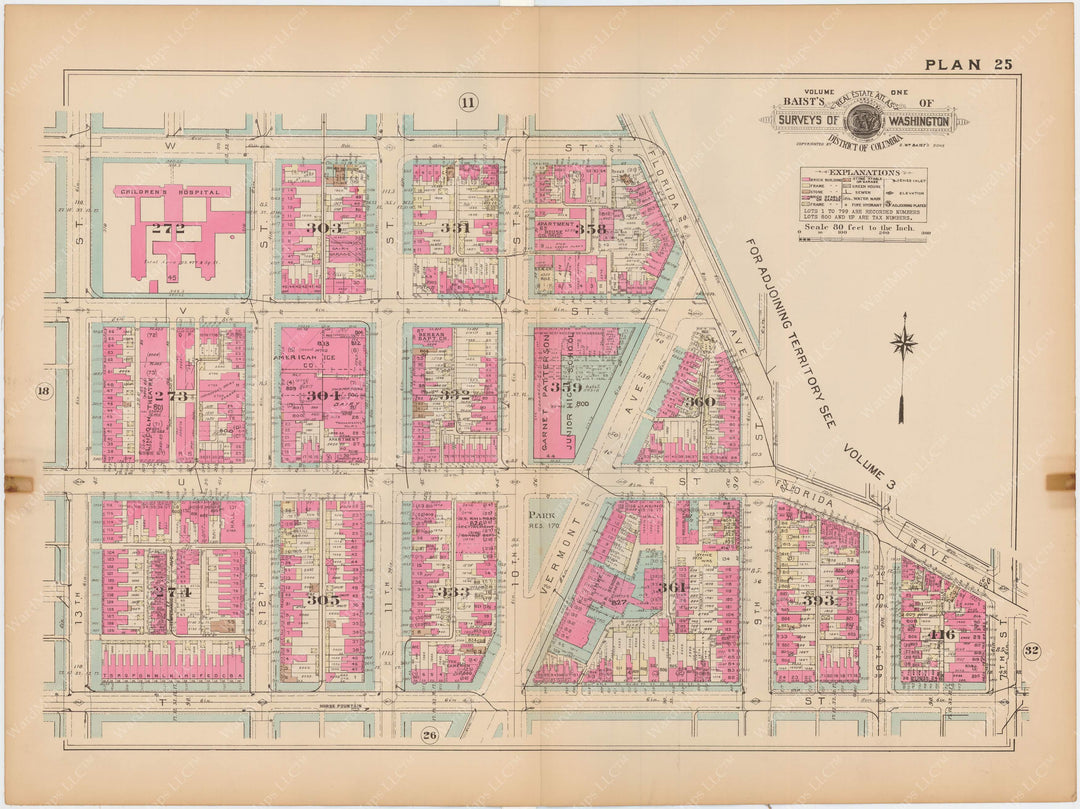 Washington, D.C. 1939 Vol. 1, Inner NW, Plate 025