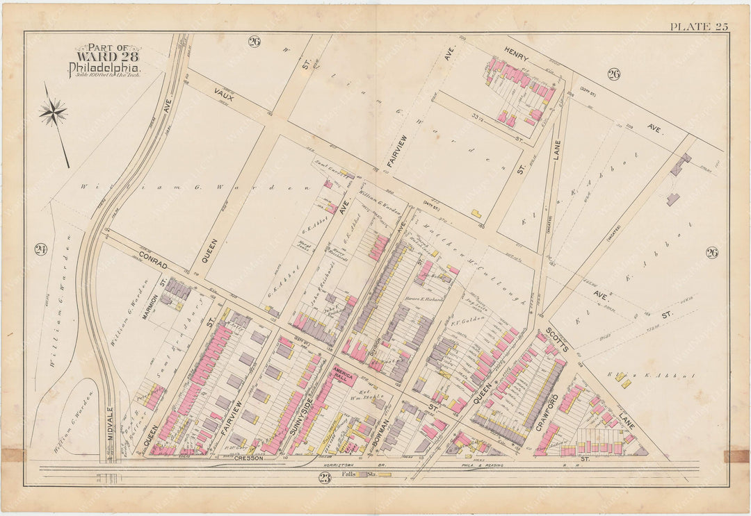Philadelphia, Pennsylvania 1894 Plate 025
