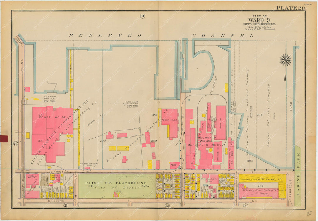 South Boston, Massachusetts 1919 Plate 028