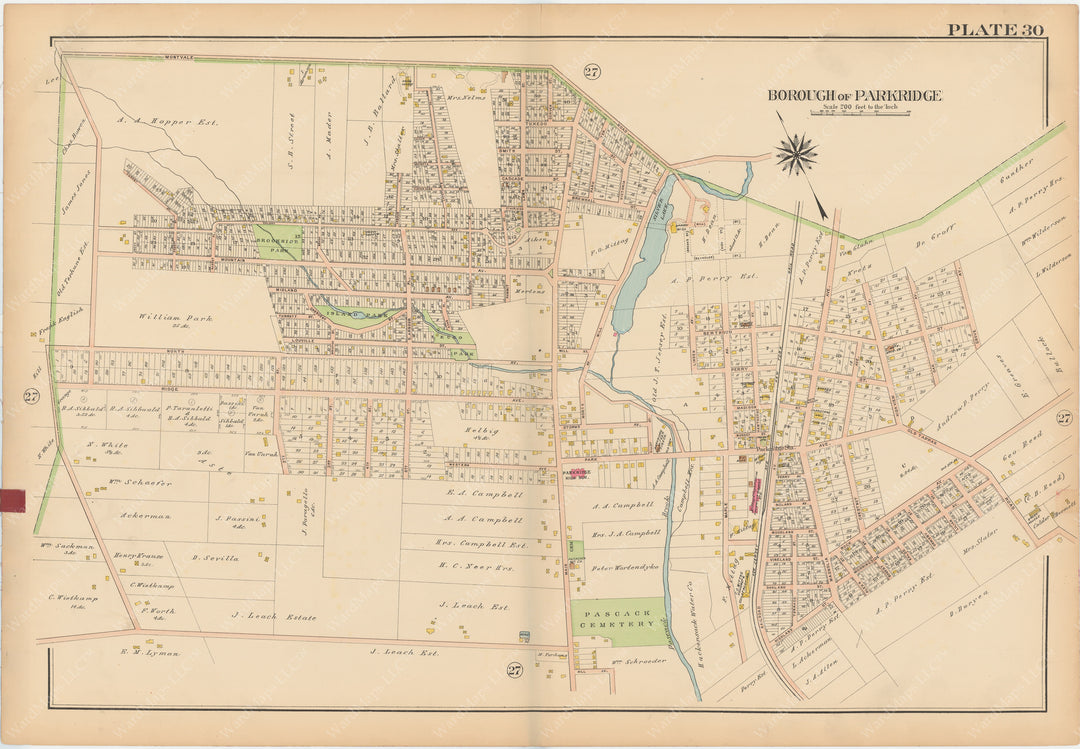 Bergen County, New Jersey, Vol. 2, 1913 Plate 030: Parkridge