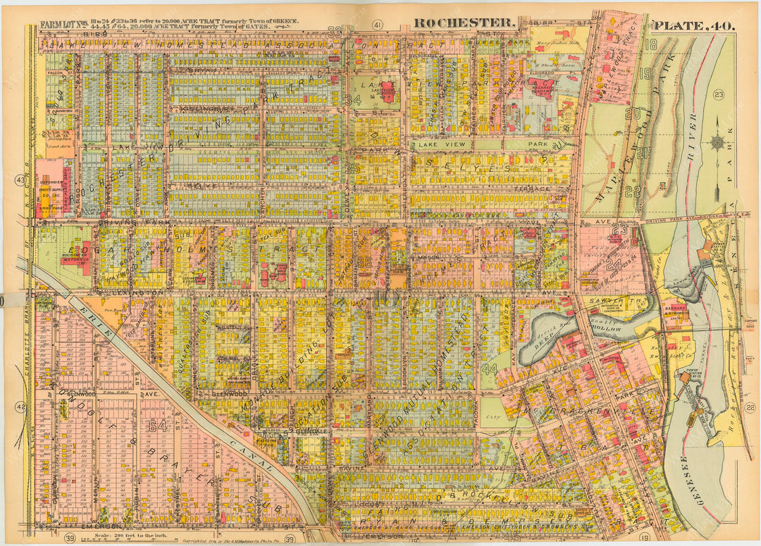 Rochester, New York 1918 Plate 040