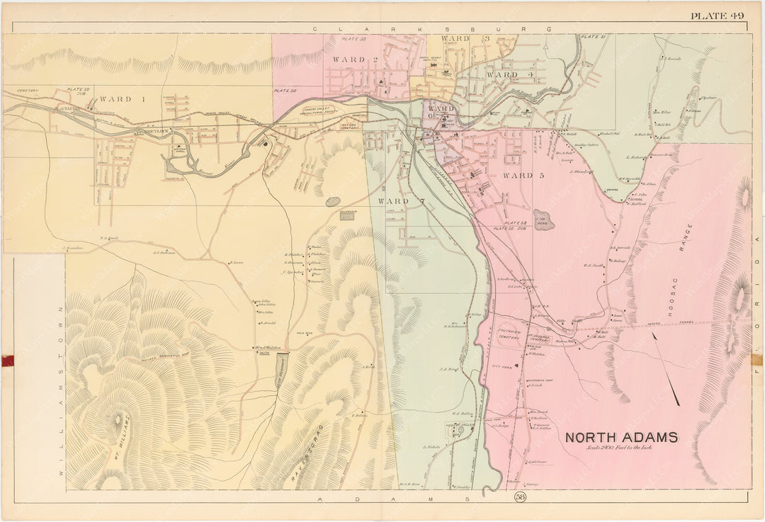 Berkshire County, Massachusetts 1904 Plate 049: North Adams