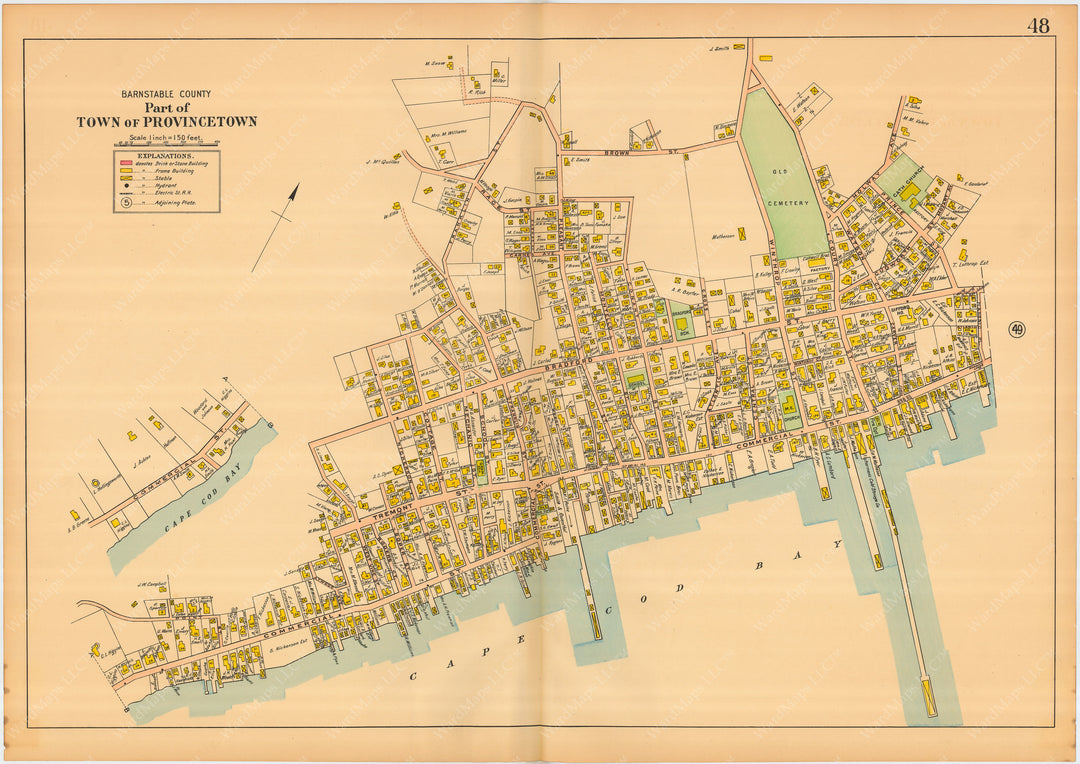 Barnstable County, Massachusetts 1910 Plate 048: Provincetown