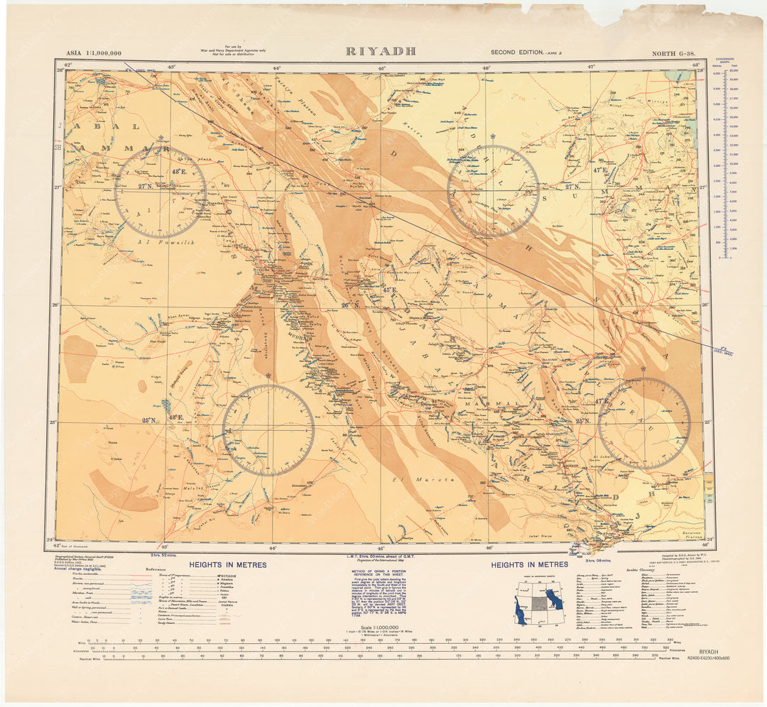 Saudi Arabia: Riyadh Region 1944