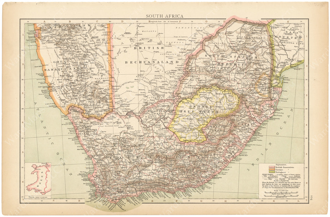 Africa 1895: Southern Part