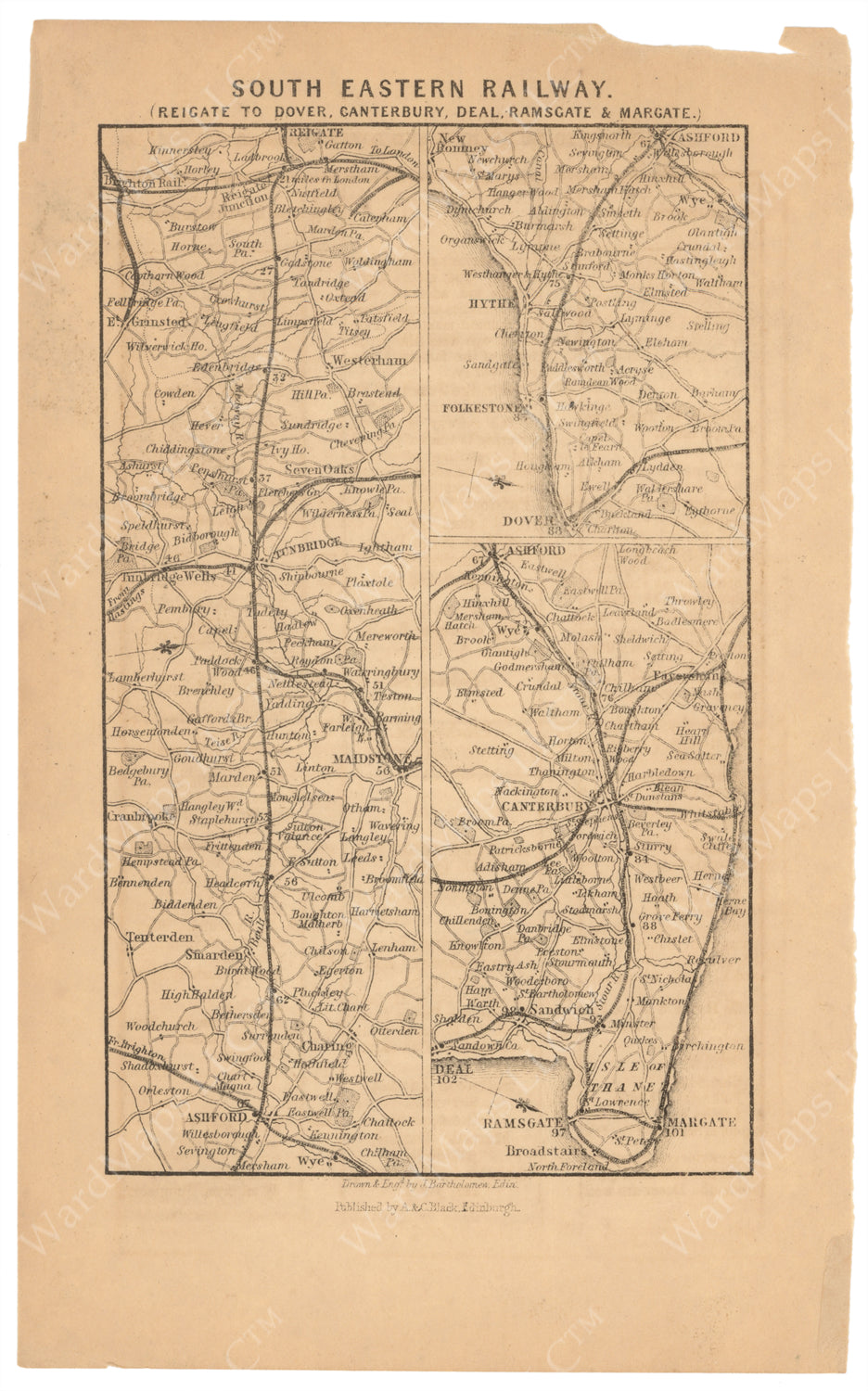 South Eastern Railway, England 1866