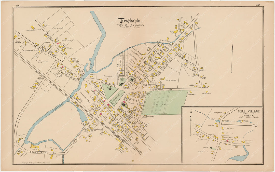 Ashby and Townsend, Massachusetts 1889