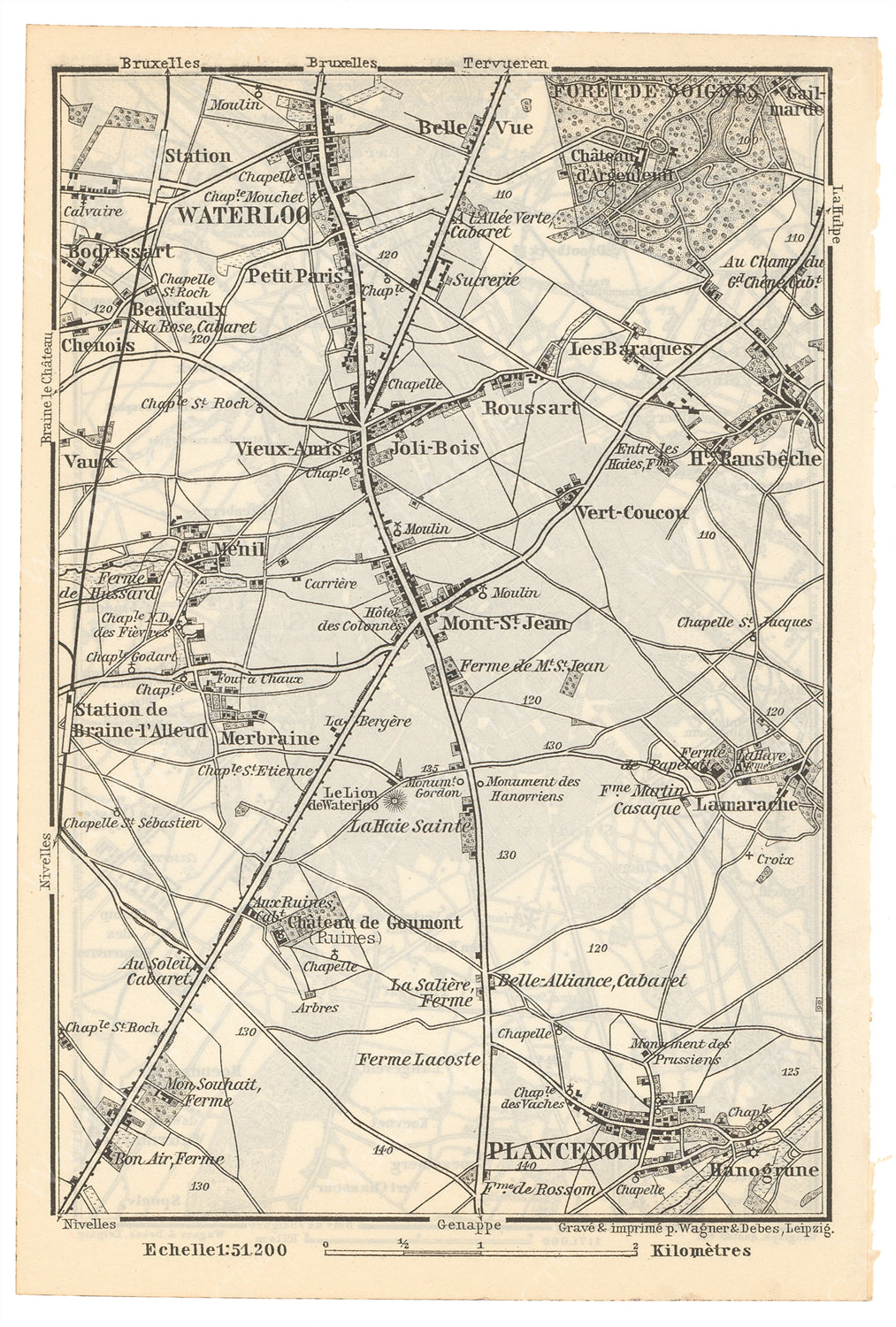 Battle of Waterloo Region, Belgium 1897