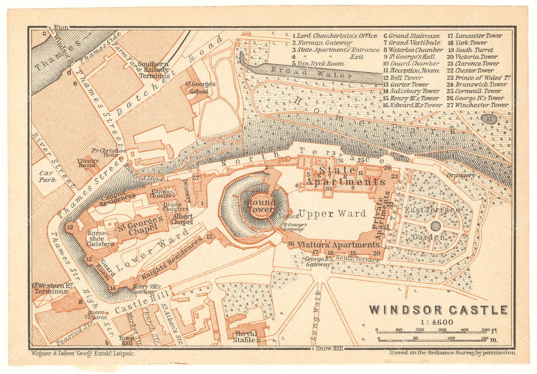 Windsor Castle, England 1930