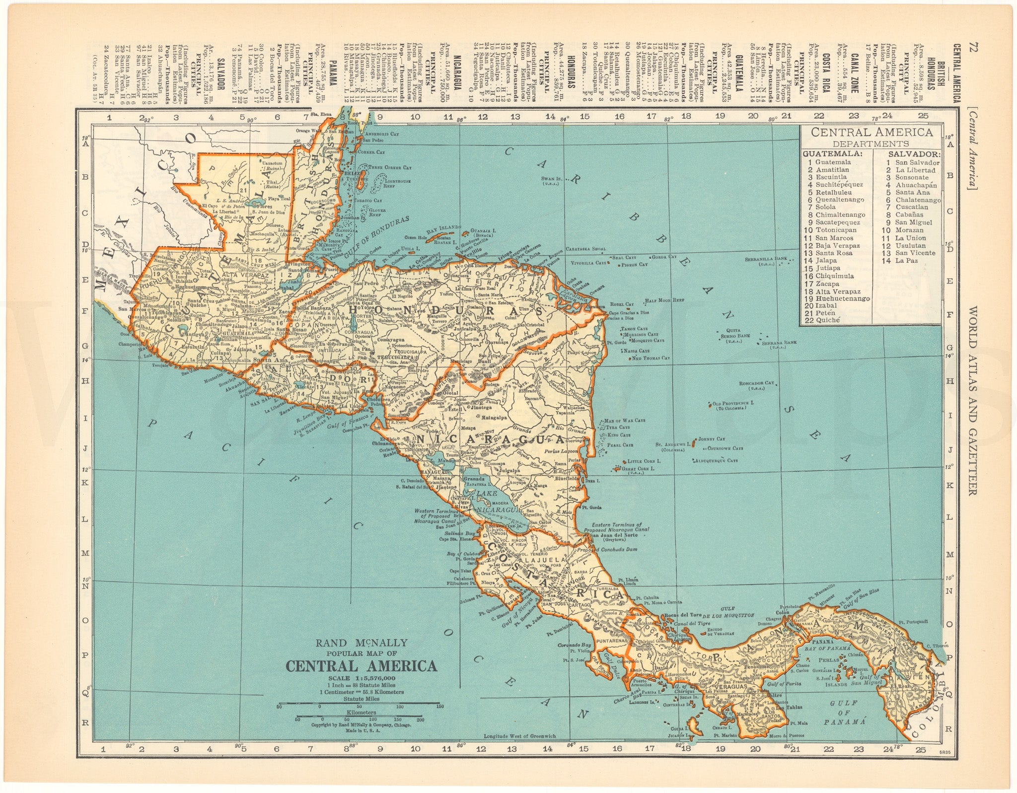 Maps of Central America – WardMaps LLC