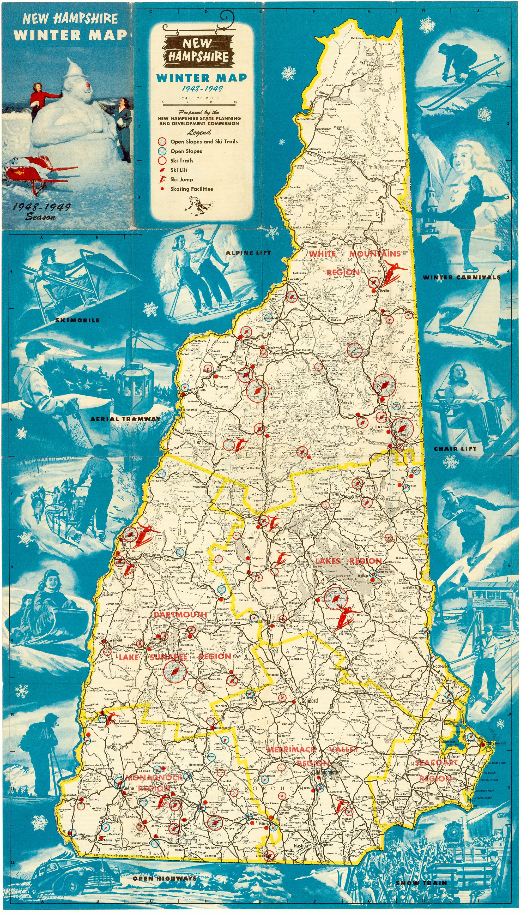 State Maps of New Hampshire – WardMaps LLC