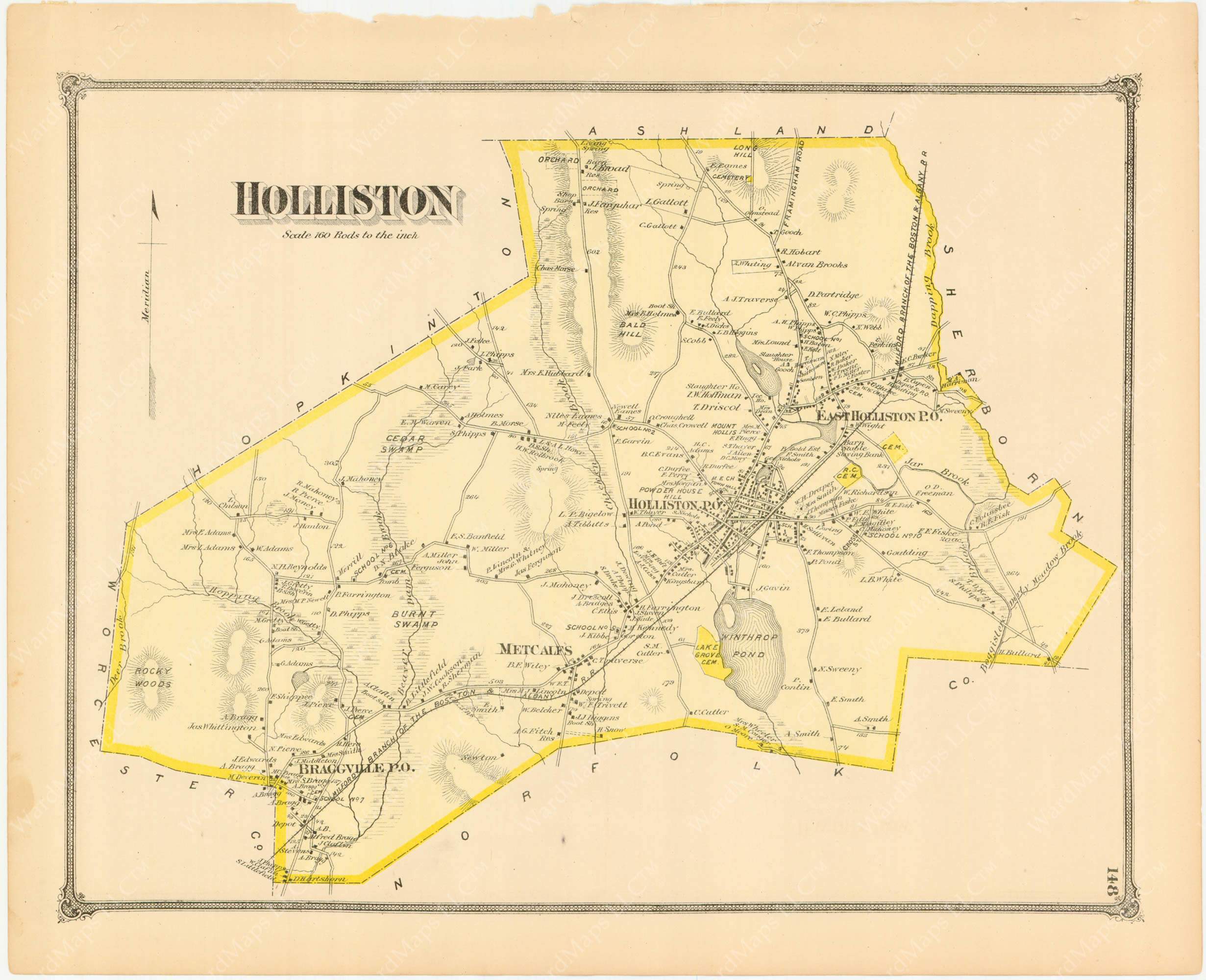 Holliston, Massachusetts – WardMaps LLC