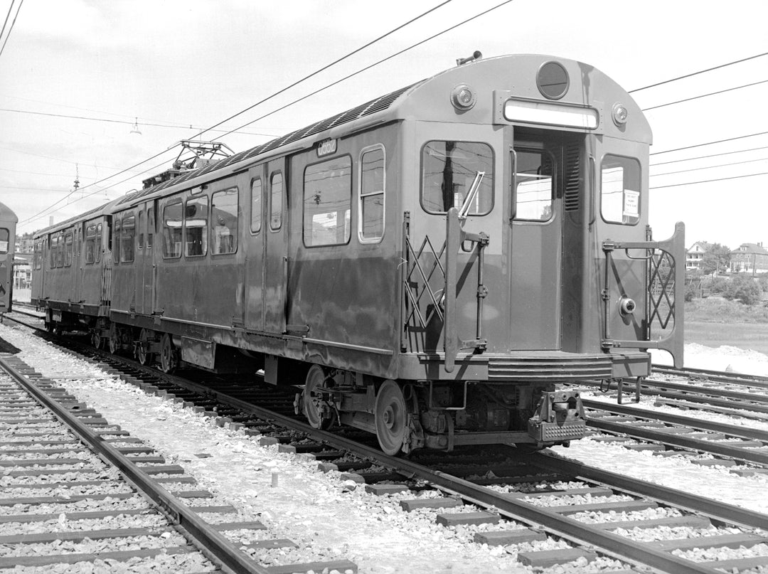 East Boston Tunnel Type 3 Cars, East Boston, Massachusetts, August 4, 1951