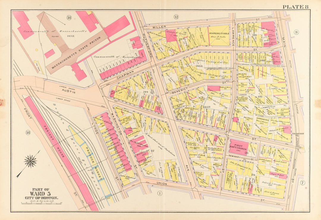 Charlestown, Massachusetts 1892 Plate 008