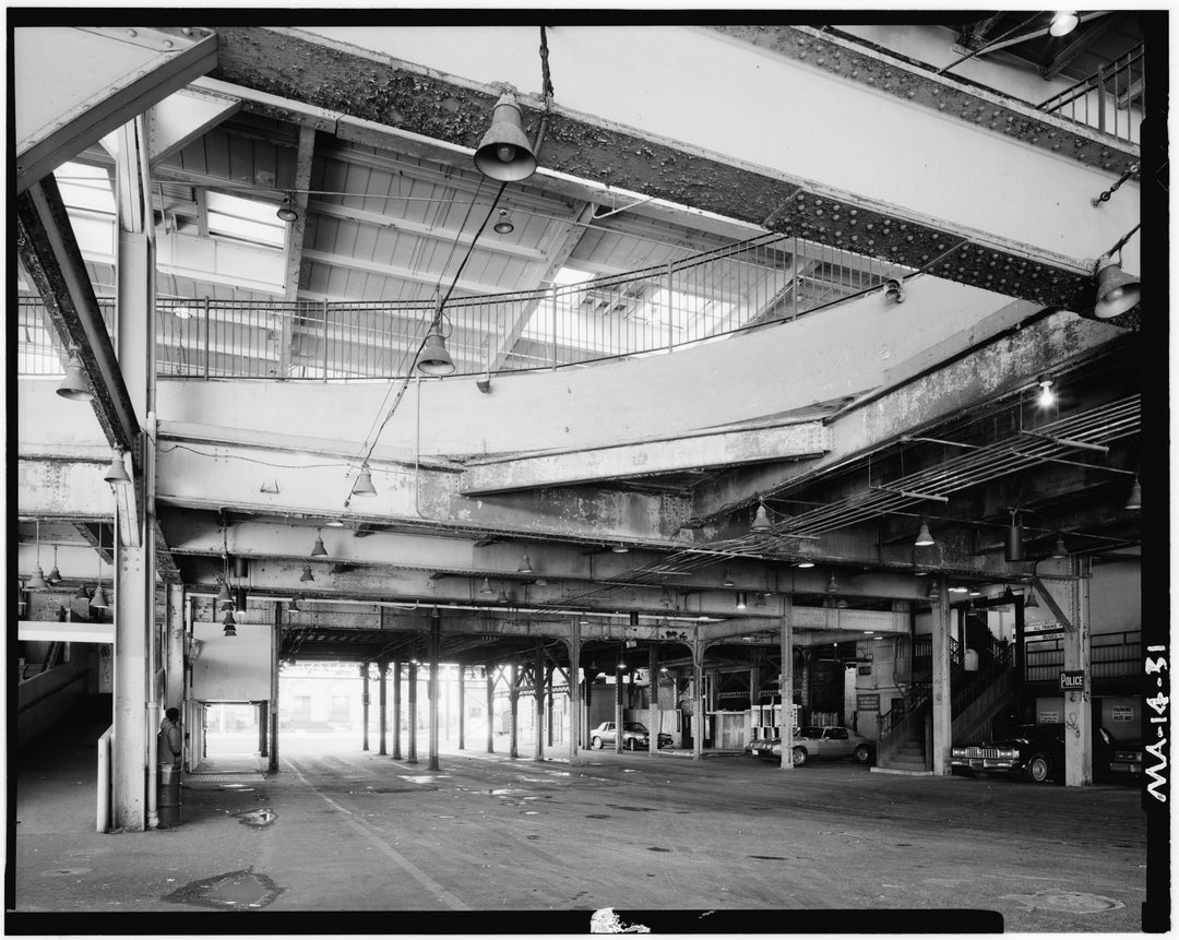 Dudley Station, Boston, Massachusetts 1982: Beneath East Loop