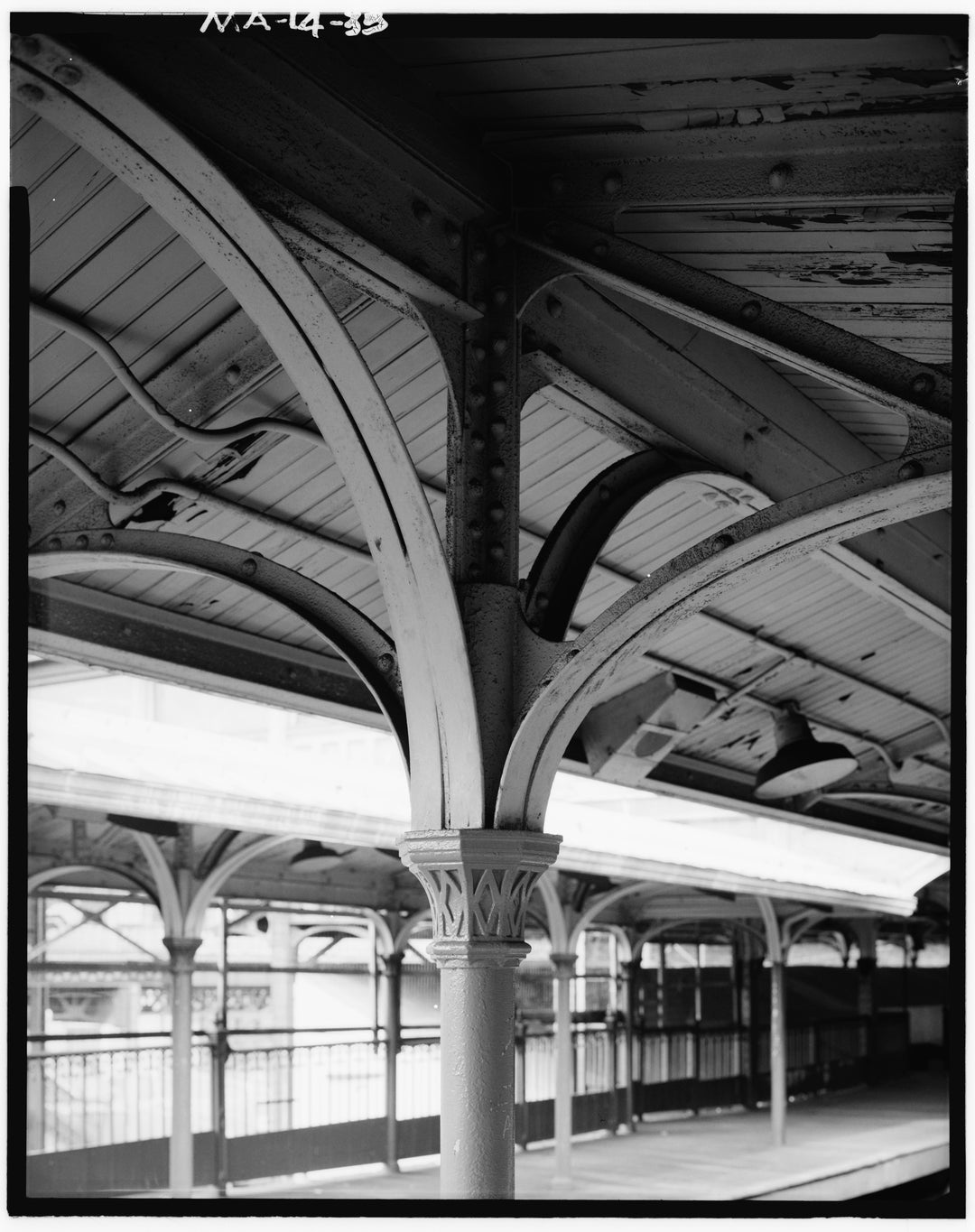 Dudley Station, Boston, Massachusetts 1982: Column Detail