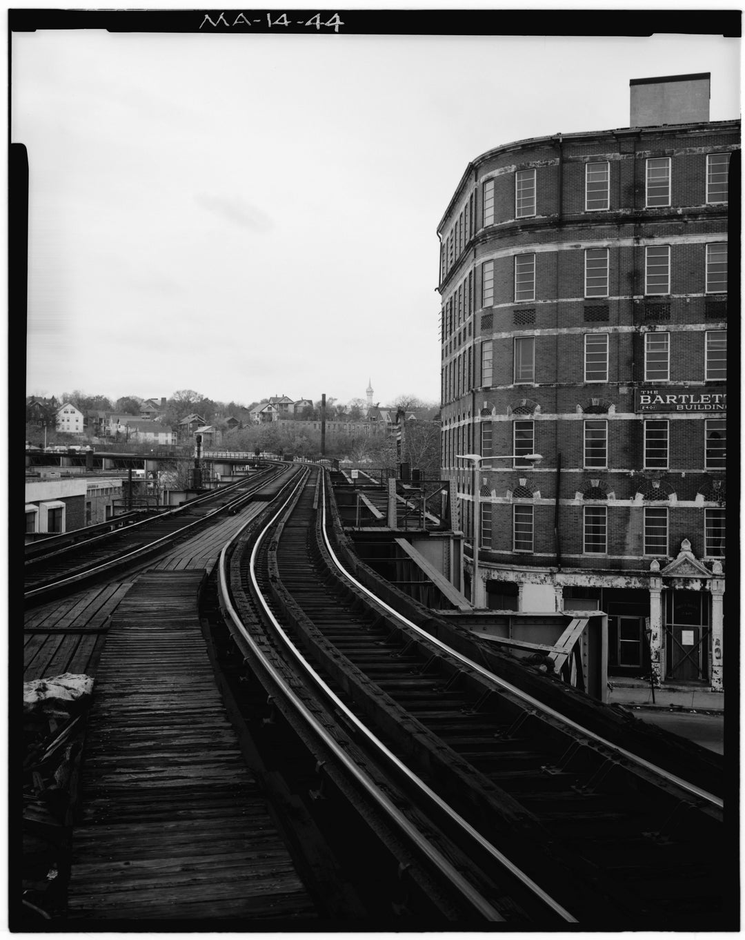Dudley Station, Boston, Massachusetts 1982: View South from Tower F