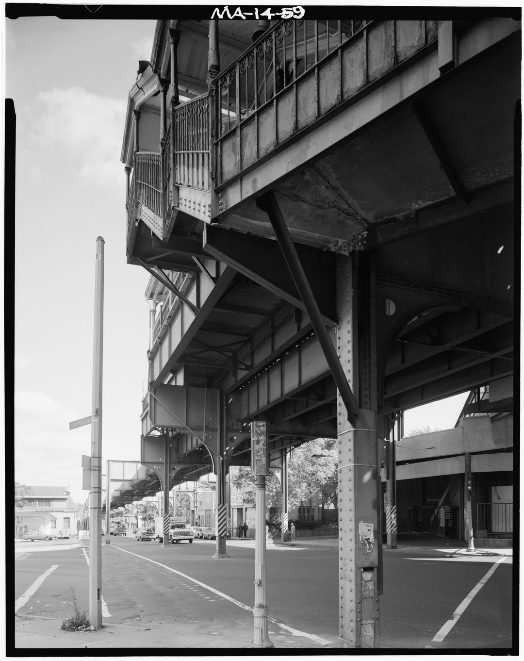 Egleston Square Station, Boston, Massachusetts 1982: Street Level
