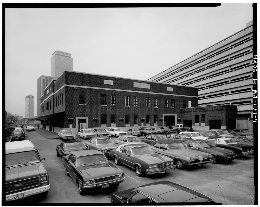 Back Bay Station, Boston, Massachusetts 1979: Parking Lot