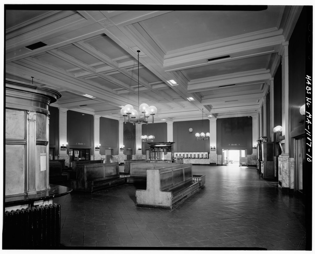 Back Bay Station, Boston, Massachusetts 1979: Waiting Area