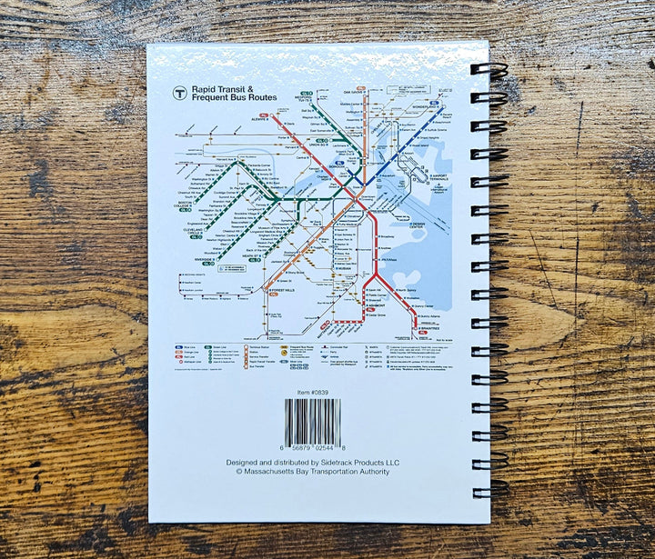 MBTA Vehicles Spiral Bound Notebook