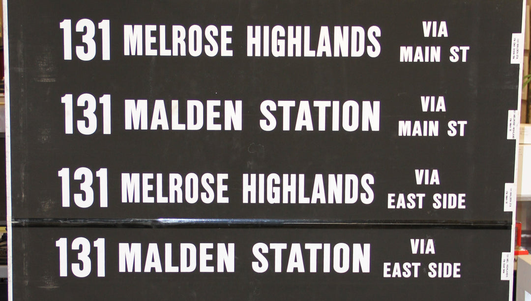 Boston MBTA Rollsign: Route 131