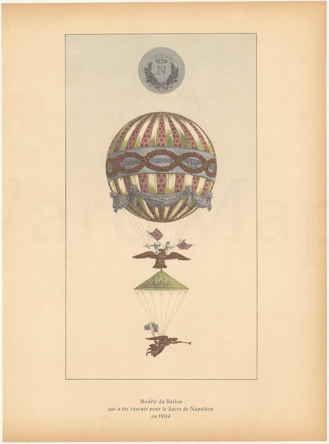 Balloons 18th-19th Centuries: 1804 Model Created for Napoleon's Coronation