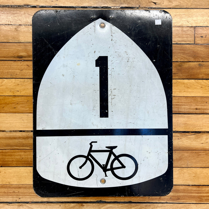 U.S. Bicycle Route 1 Sign