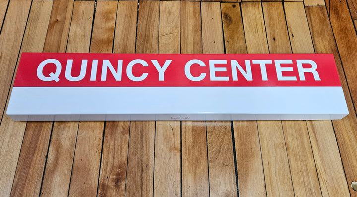 Boston MBTA Red Line Replica Metal Station Signs (58")