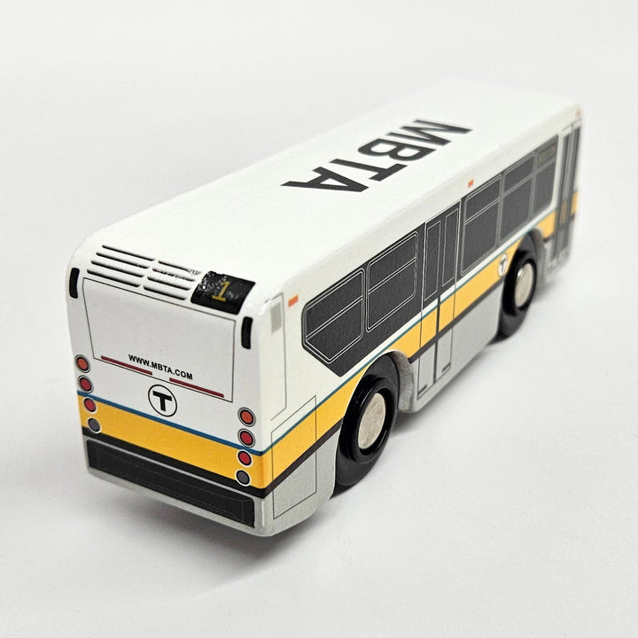 Boston MBTA Wooden Toy (XDE40) Two Bus Bundle (Save Over 10%)