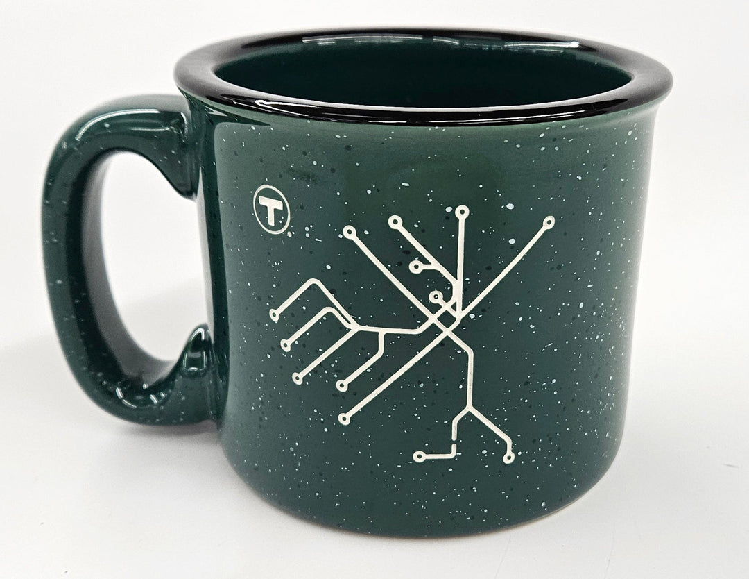 Boston MBTA Map Campfire Mug - Multiple Colors Available