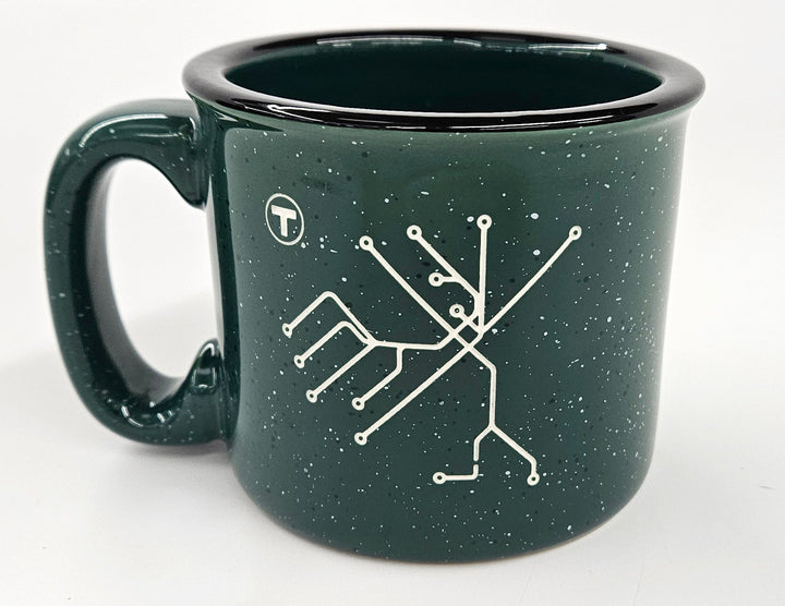 Boston MBTA Map Campfire Mug - Multiple Colors Available