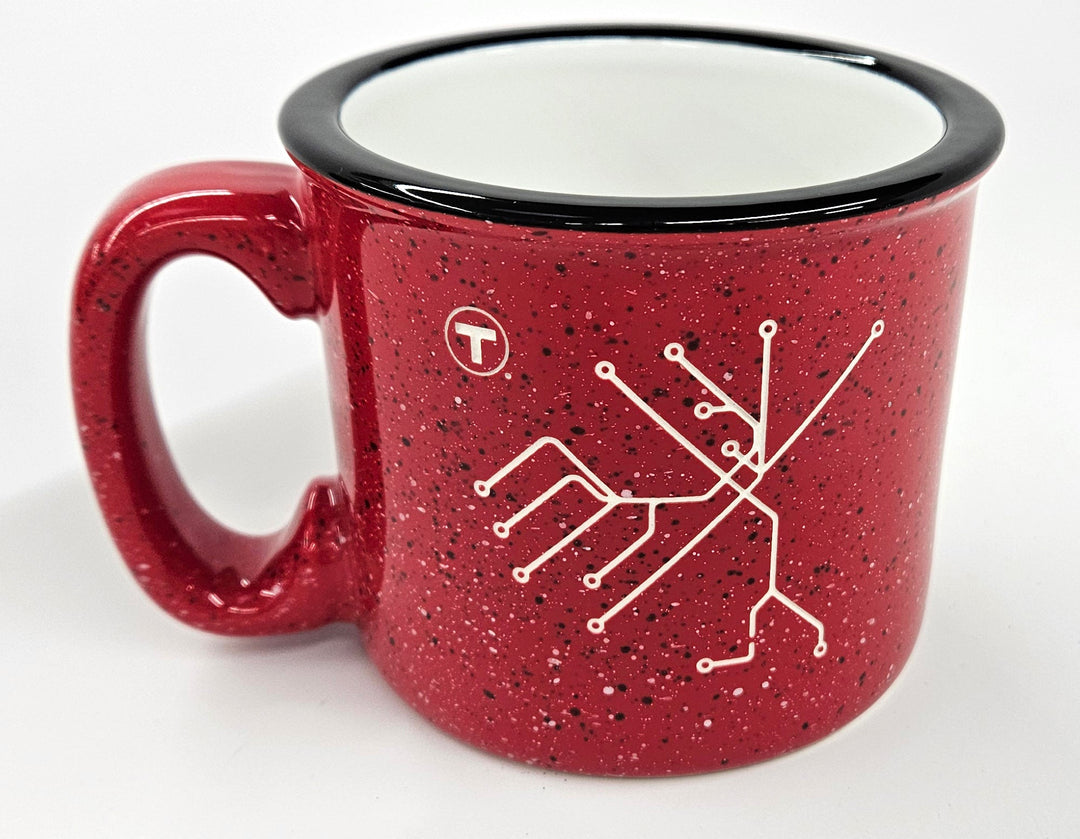Boston MBTA Map Campfire Mug - Multiple Colors Available