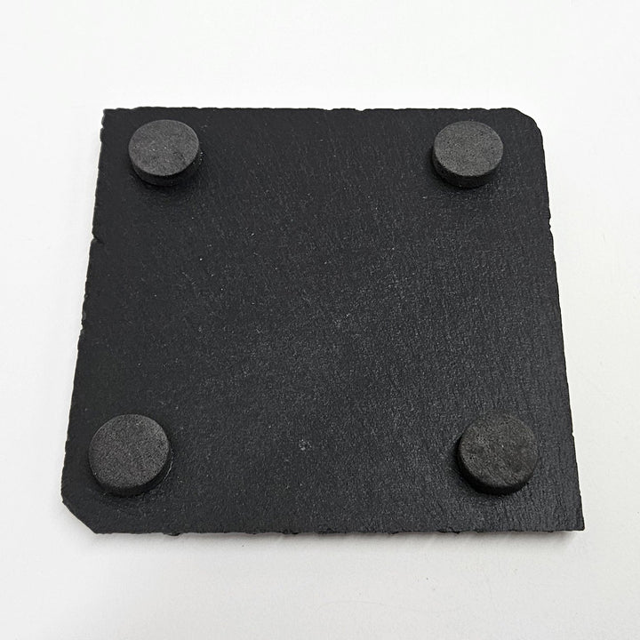 Boston MBTA T Logo and Map Slate Coaster