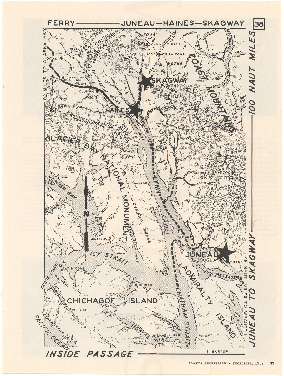 Inside Passage 38: Juneau to Skagway, Alaska 1962