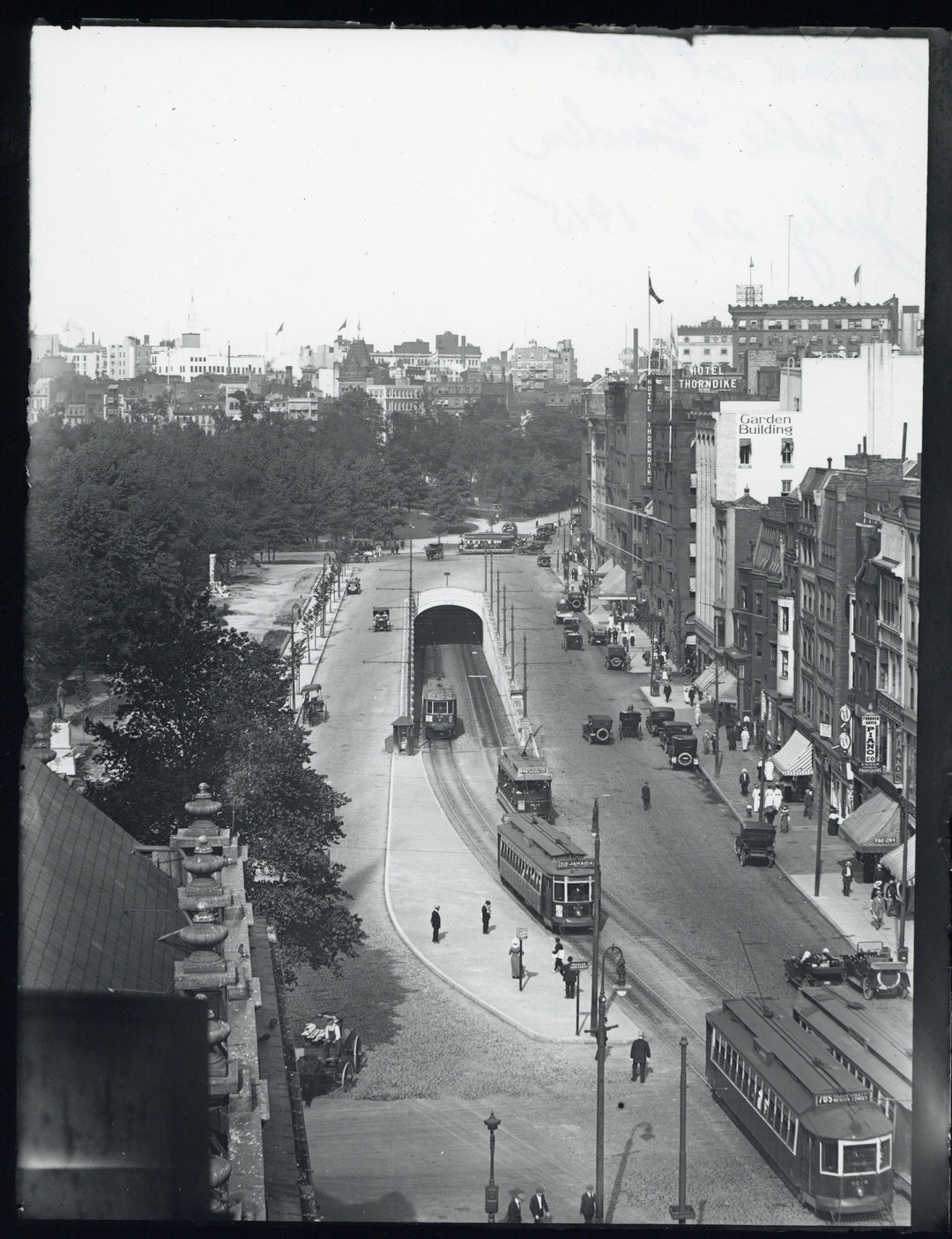 Boylston Street Portal and Incline, Boston, Massachusetts 1915