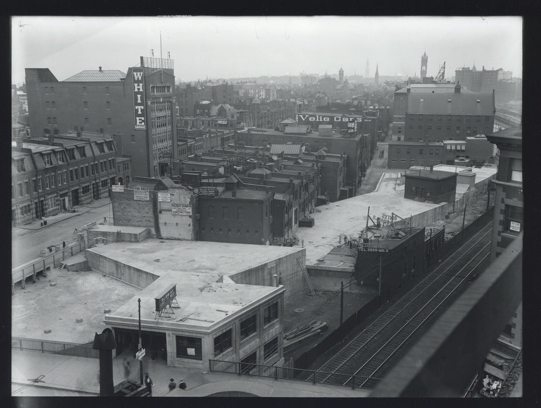 Massachusetts Station on the Boylston Street Subway from Above, Boston, Massachusetts