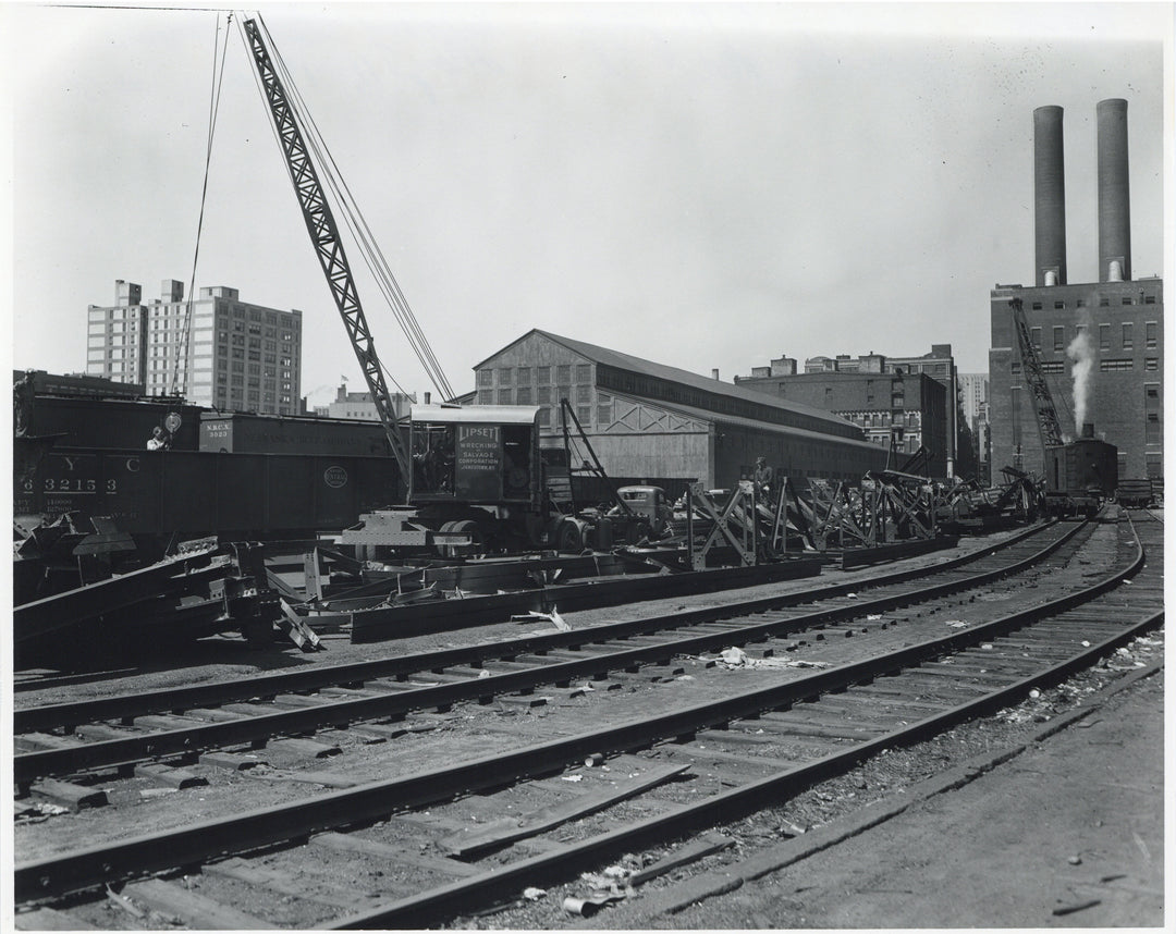 Boston & Albany Railroad Yard Near South Station, Boston, Massachusetts Circa 1945
