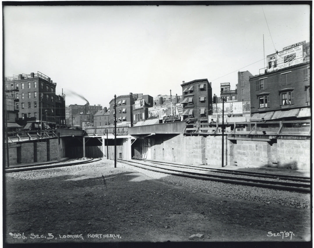 Pleasant Street Portal of the Tremont Street Subway, Boston, Massachusetts, September 7, 1897