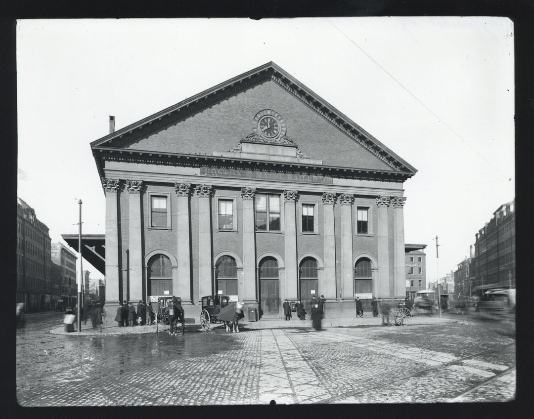 Boston & Maine Railroad Haymarket Passenger Terminal, Boston, Massachusetts Circa 1895