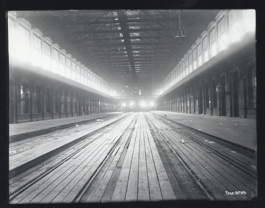 Boston & Maine Railroad Haymarket Passenger Terminal (Train Hall), Boston, Massachusetts December 31, 1895
