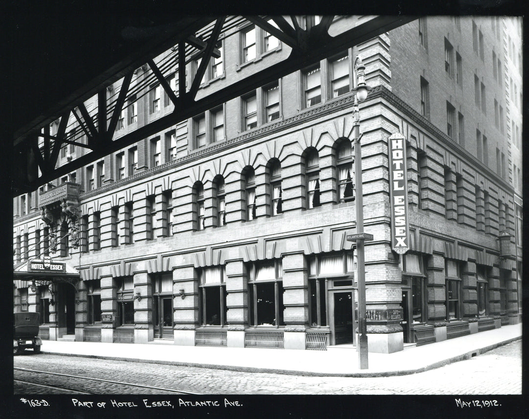Hotel Essex at the Atlantic Avenue Elevated, Boston, Massachusetts, May 12, 1912